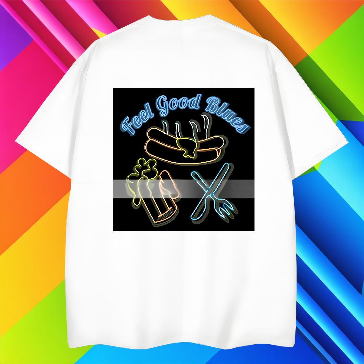 Unisex Couples T Shirts 230g Pure Cotton Beach letter Floral Print O Neck Short Sleeves Custom T-Shirts for Men Tee Shirt