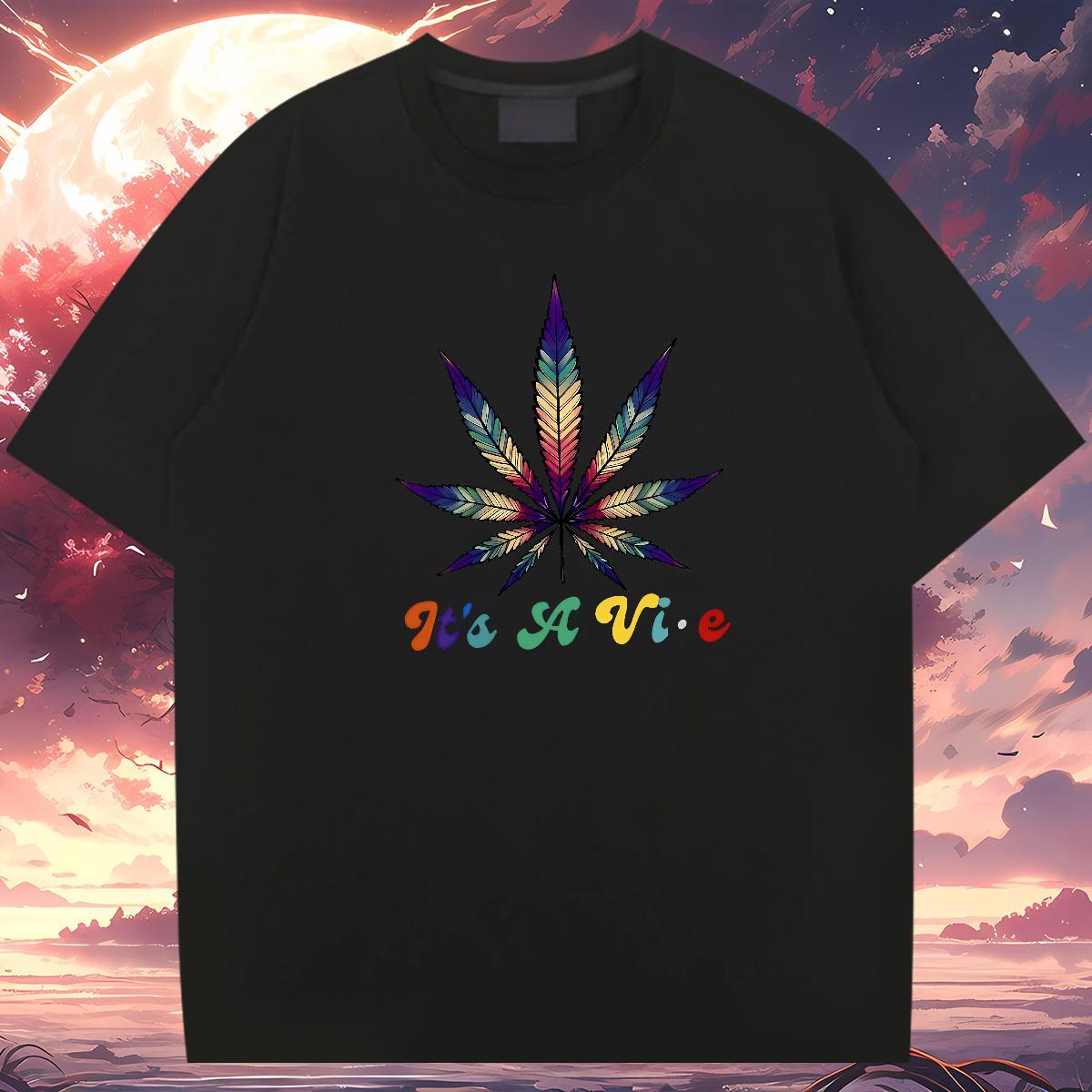 Mens T Shirts 230g Pure Cotton painting Hip Hop Crew Neck Breathable Custom Cartoon Tshirt for Man Woman New Cool Top Tees