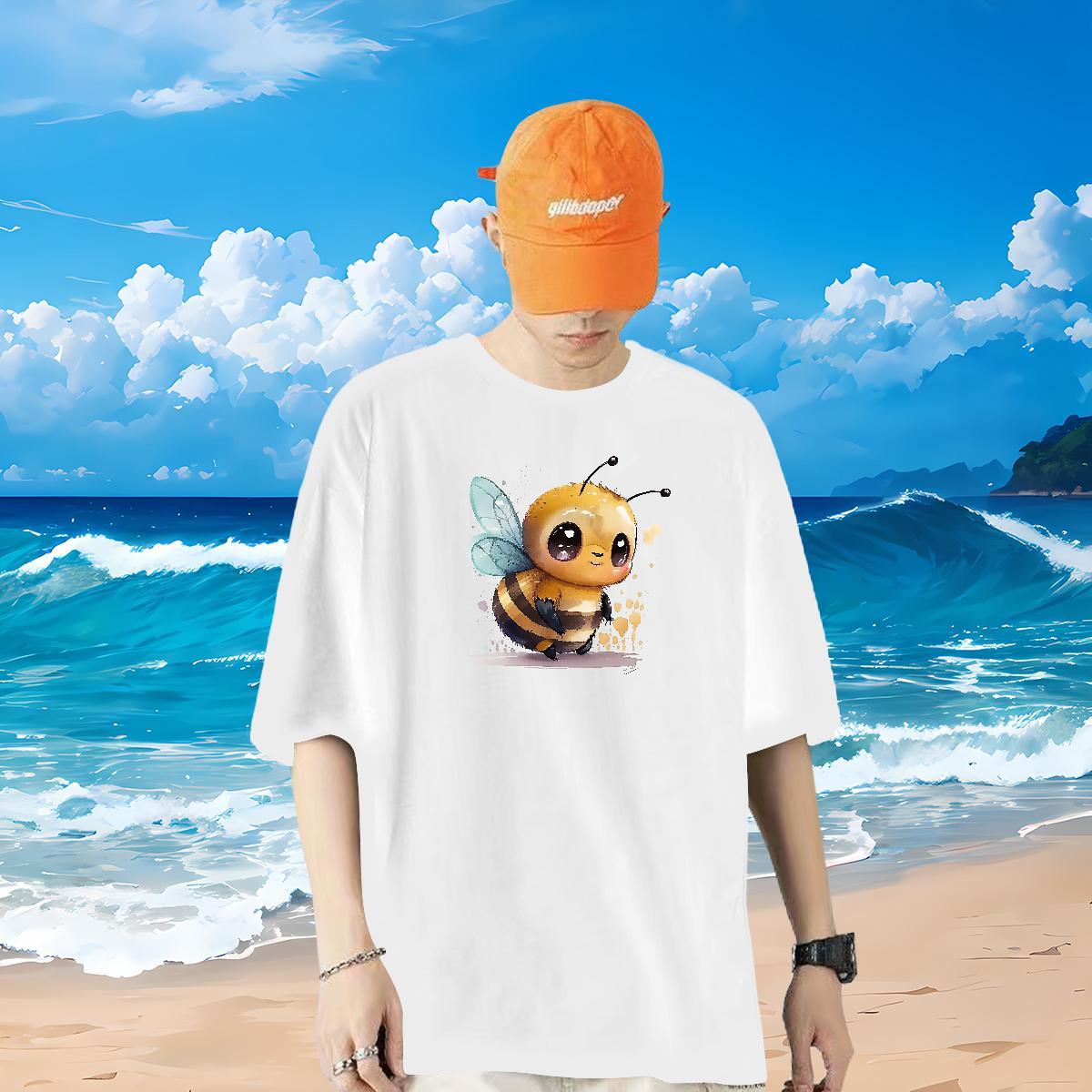 Fashion New T Shirt For Man 230g Pure Cotton Street Clothings Breathable Soft Comfortable Men Tees Asian Size