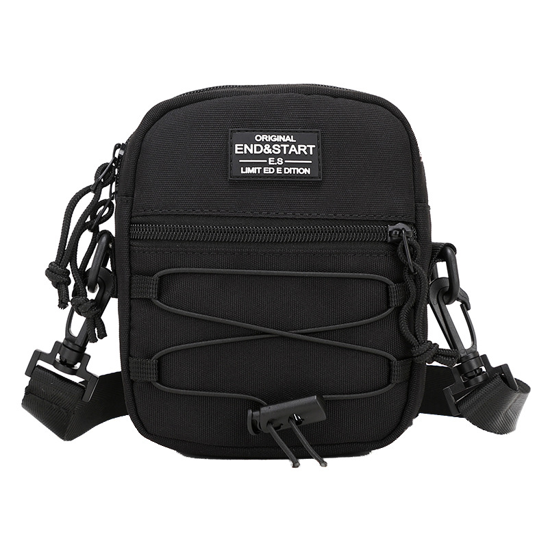 Men's small body bag fashion mobile phone crossbody bag ins function Day diagonal backpack leisure multi-functional shoulder bag