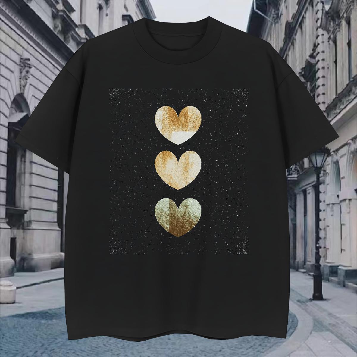 Mens T Shirts 100% Cotton 230g painting Street wear Hip Hop Breathable Custom Print Oversized Couples T Shirts Stylist Popular Polos