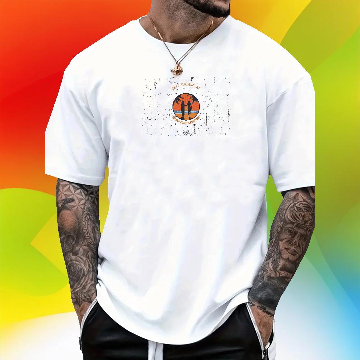 Wholesale T Shirts Men 100% Cotton 230g tree Hip Hop Polos O-Neck Short Sleeve Unisex Tshirt for Man Woman DIY Printed