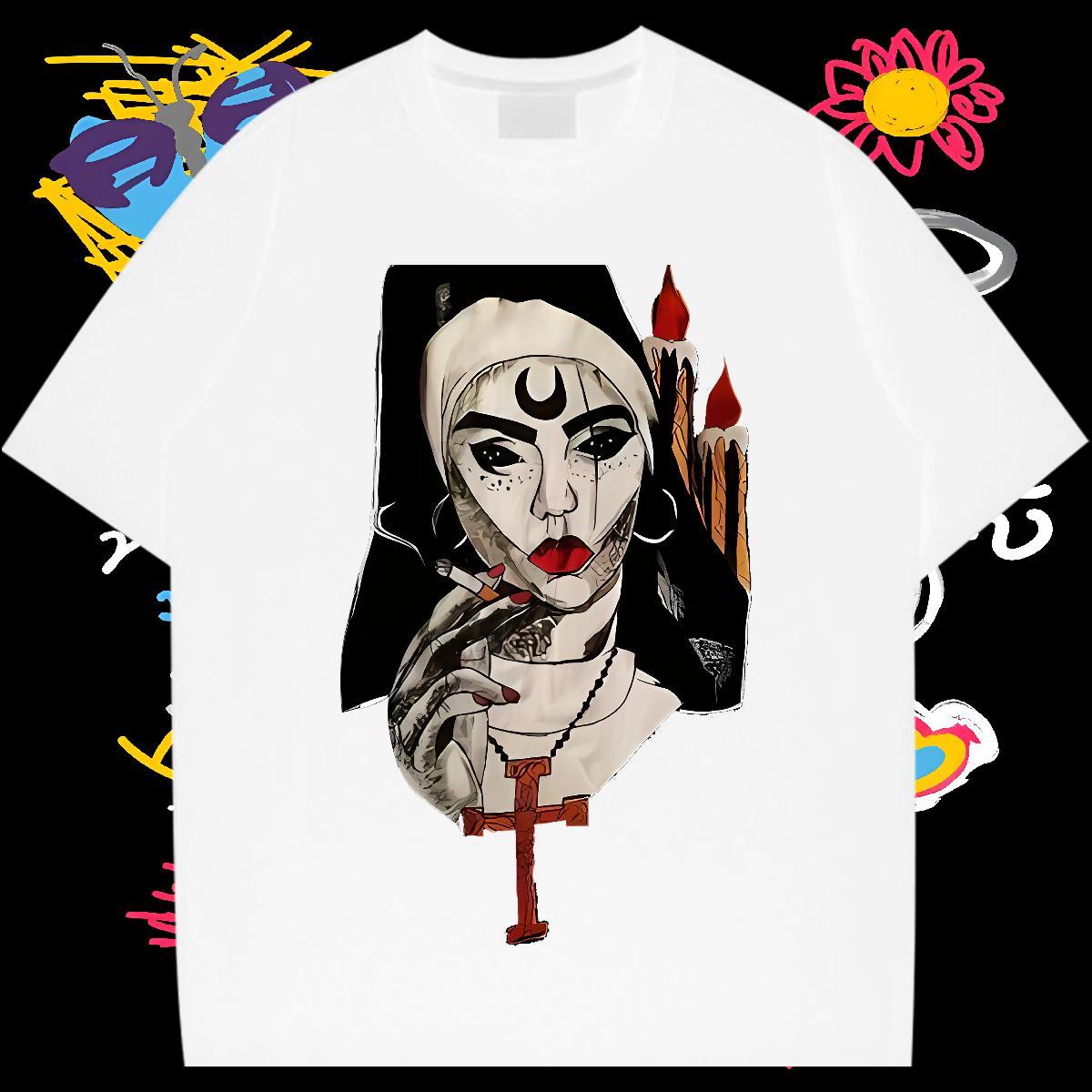 T-Shirts for Men 230g Cotton vermilion border Sport Breathable Soft Custom Anime Men Tops Tees 2024 DIY Loose Fit Wear