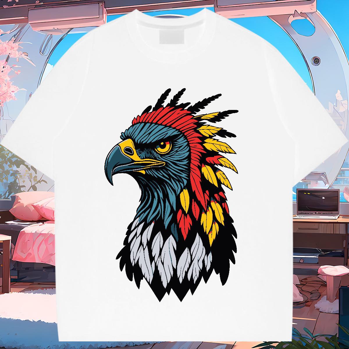 Loose T shirt Breathable Short Sleeve Tshirt for Man Woman Custom Print Oversized chicken Street Casual 230g Pure Cotton Brand Wear