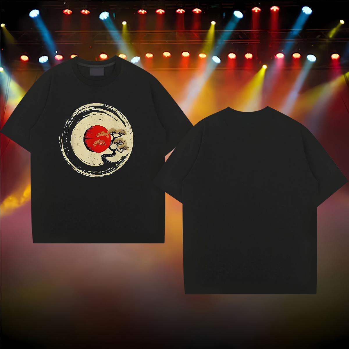 Casual New Men T Shirts 100% Cotton 230g tree Sport Tshirts Breathable Crew Neck TOP Quality Men Tshirts DIY Printed