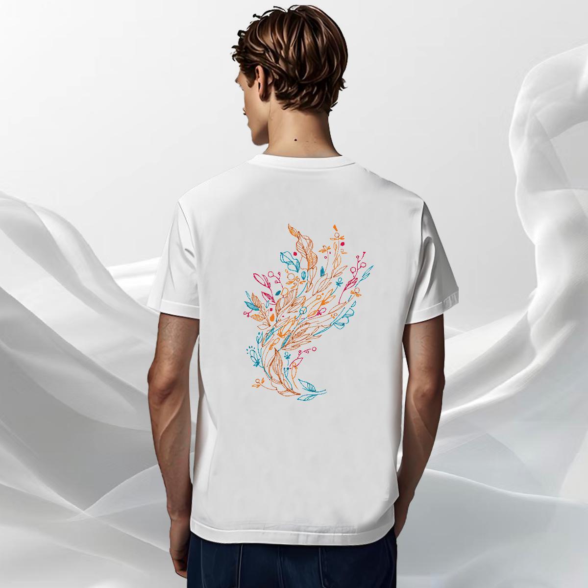 Popular Tshirt for Man Woman 230g Cotton Sport tree Customized Print Breathable Soft DIY T Shirt For Man Wear