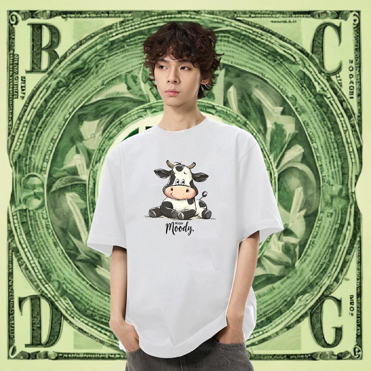 Cool Men Tshirts 230g Pure Cotton Spring Summer Custom Printed Breathable Soft Designer Fashion T Shirt For Man Tops Tees