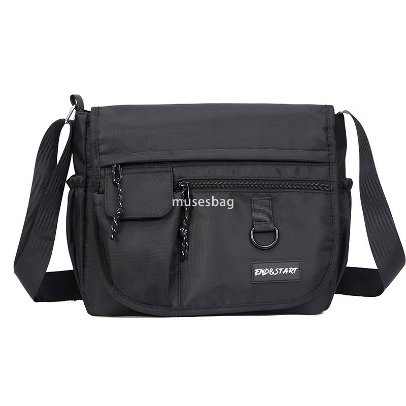 Crossbody bag Men's Japanese fashion messenger bag Casual canvas bag shoulder bag Student large capacity crossspan backpack