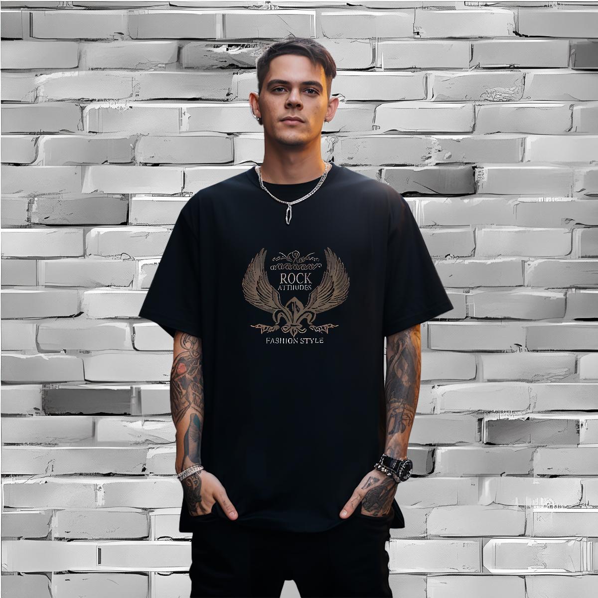 Men T Shirts 100% Cotton 230g cool Summer Casual Crew Neck Breathable Custom Printed Men Tshirts 2024 Designer Clothings