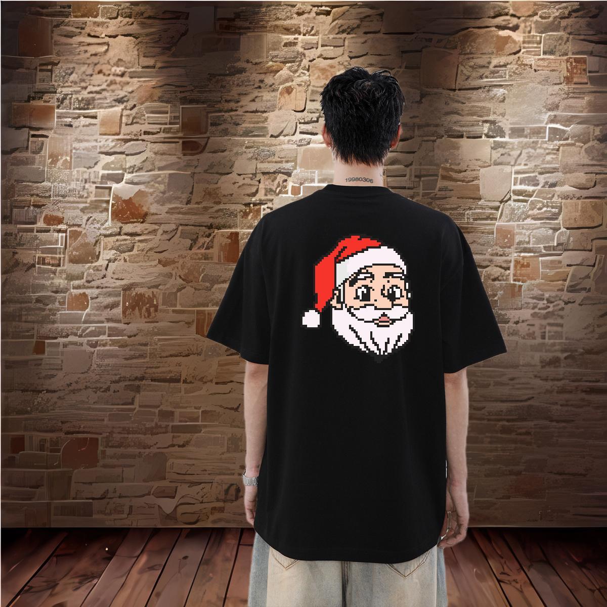 DIY Customized Men T Shirts 230g 100% Cotton painting Hip Hop Tees Breathable Crew Neck Soft Men Tops Tees Custom Print Plus Size