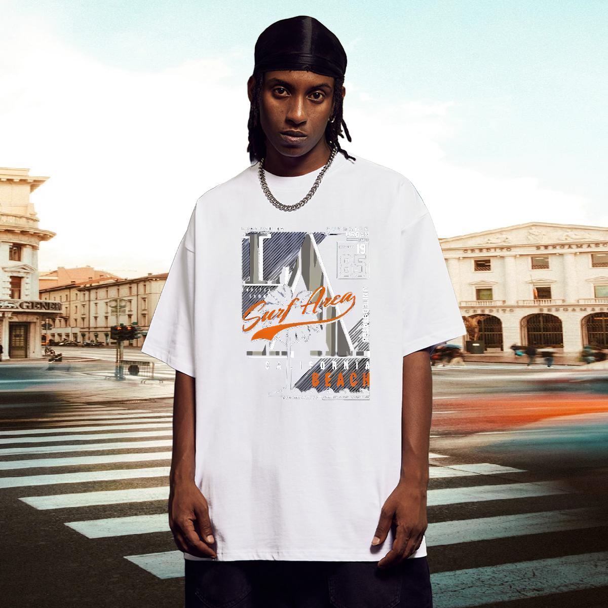 Free Shipping Tshirt for Man Woman 230g 100% Cotton Street Wear letter Cartoon Printing L-4XL Round Neck Short Sleeve Fashion Design Man T Shirts Tops