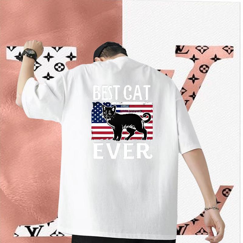 Fashion Casual Mens T Shirts 230g 100% Cotton Sports Casual Tops Tees Short Sleeve Soft Cool Design Men Tshirts Custom Print Plus Size