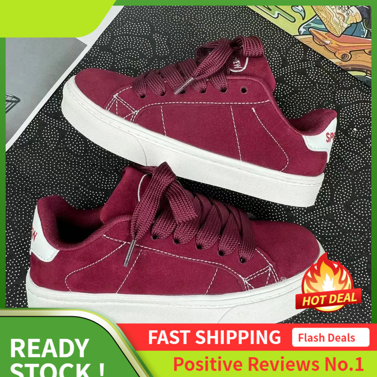 Men Women Ddmysports Vintage Red Board New Thick Soled Casual Versatile Canvas Shoes Black Free Shipping Outdoor