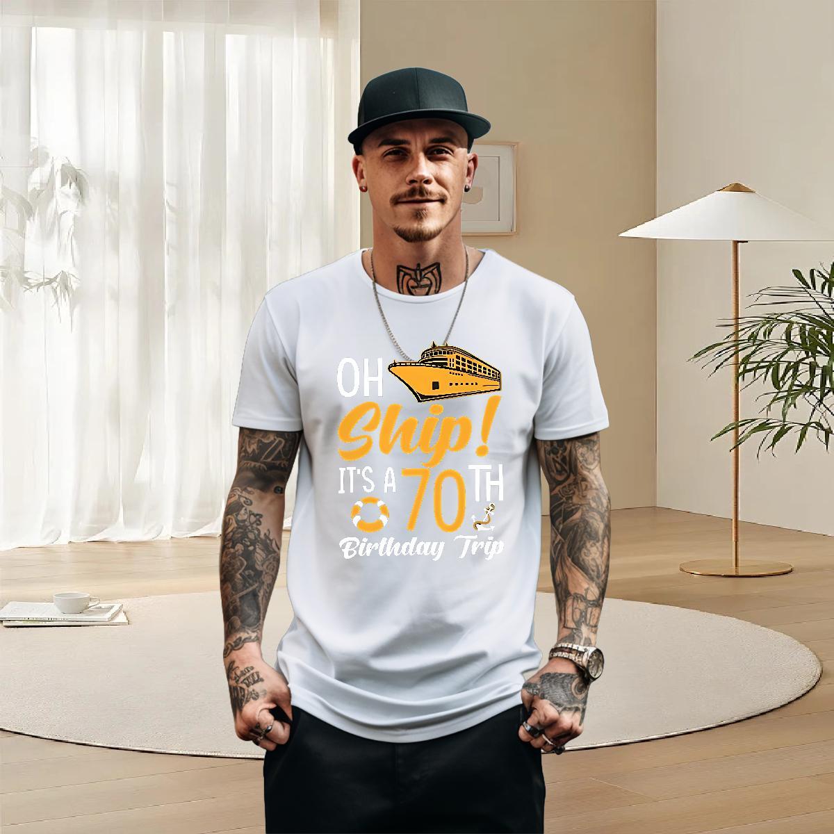 Soft Men Tops Tees 230g Pure Cotton Anime Printing Street boat Customized O Neck Short Sleeves Designer Fashion T shirt Clothes