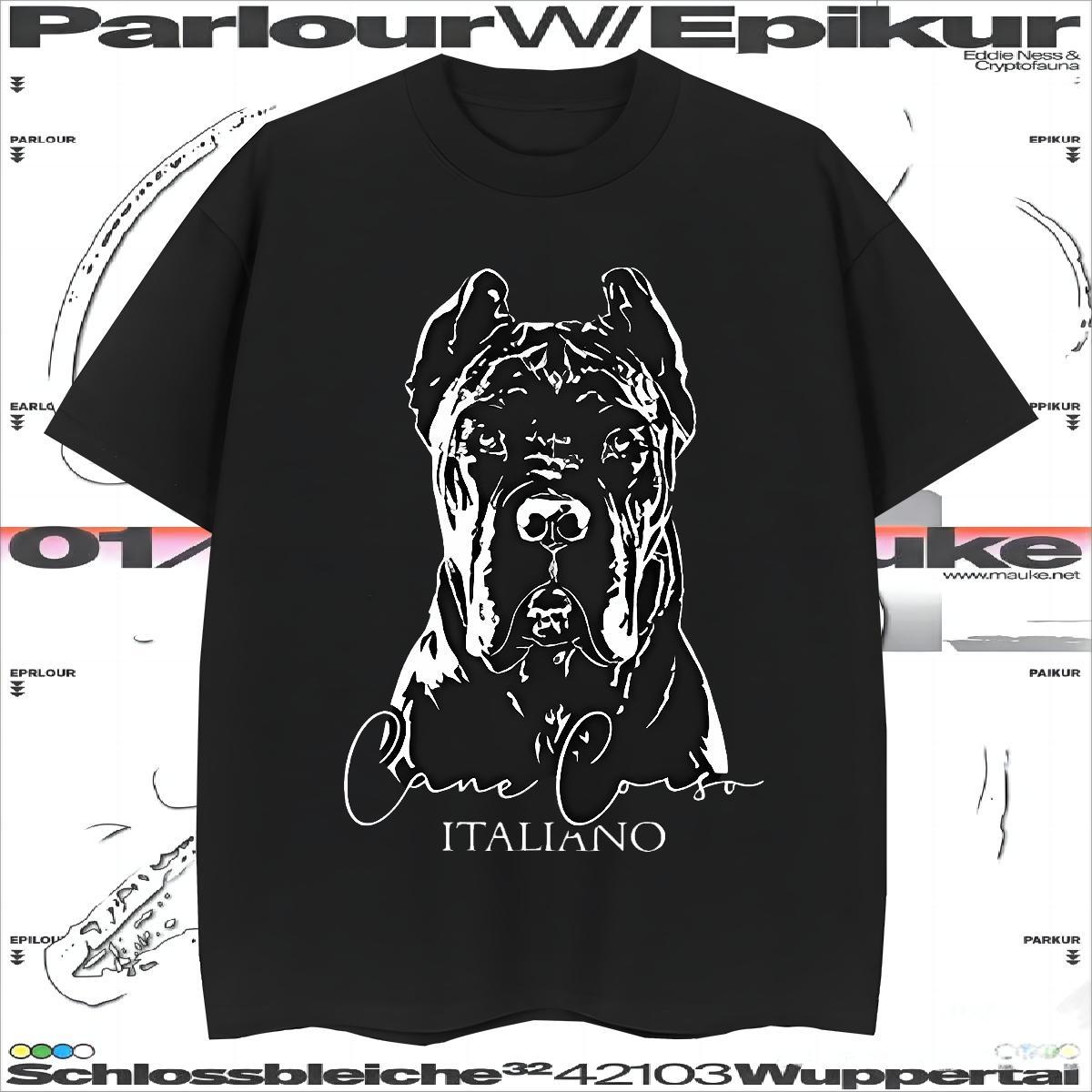 T-Shirts for Men 230g 100% Cotton dog Casual Daily Wear Breathable Crew Neck Custom Cartoon Tshirts Casual New Free Shipping Polos