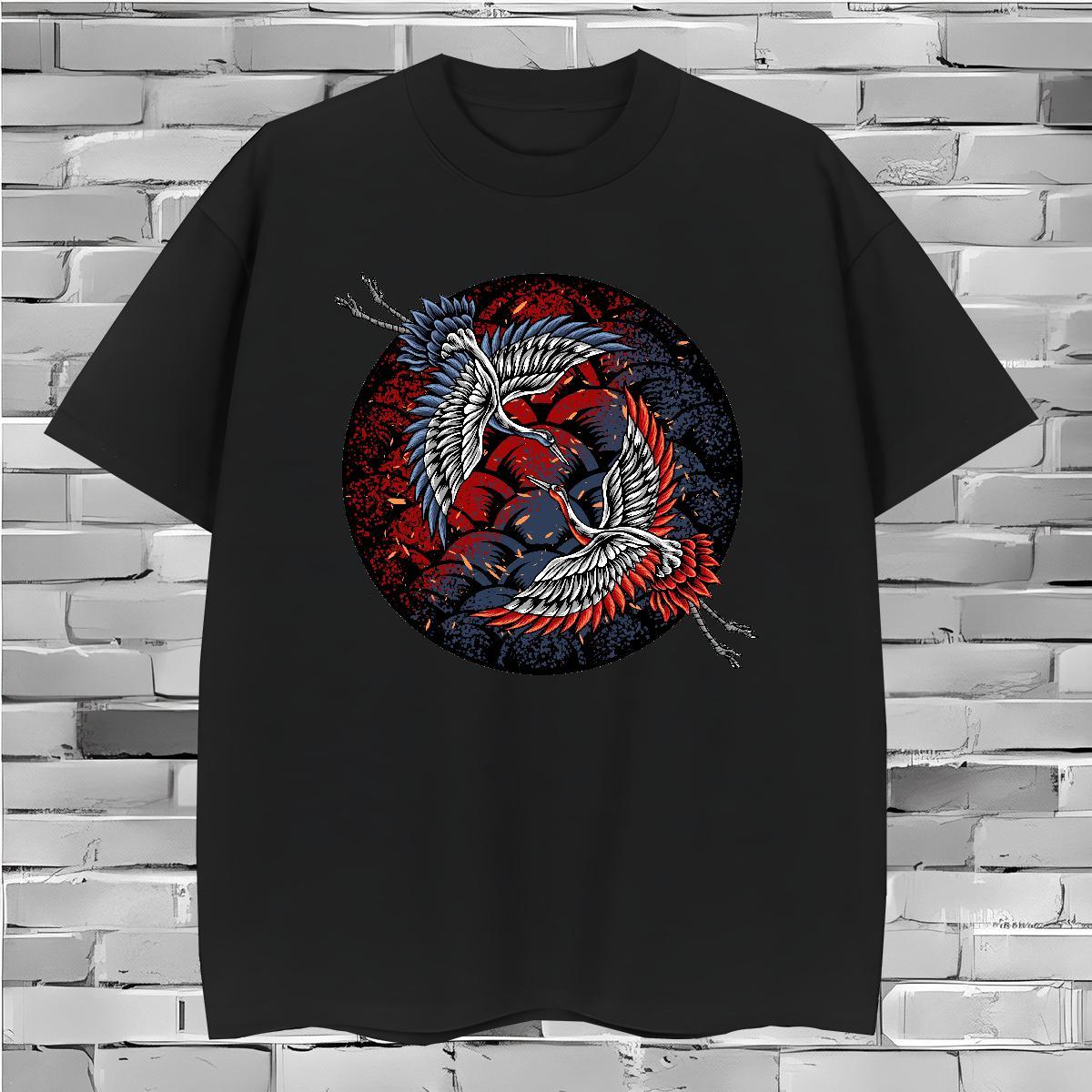 Wholesale Tshirt for Man Woman 230g Cotton beautiful T-Shirts for Men Anime Printing Street Breathable Soft Custom Anime 2024 Clothings