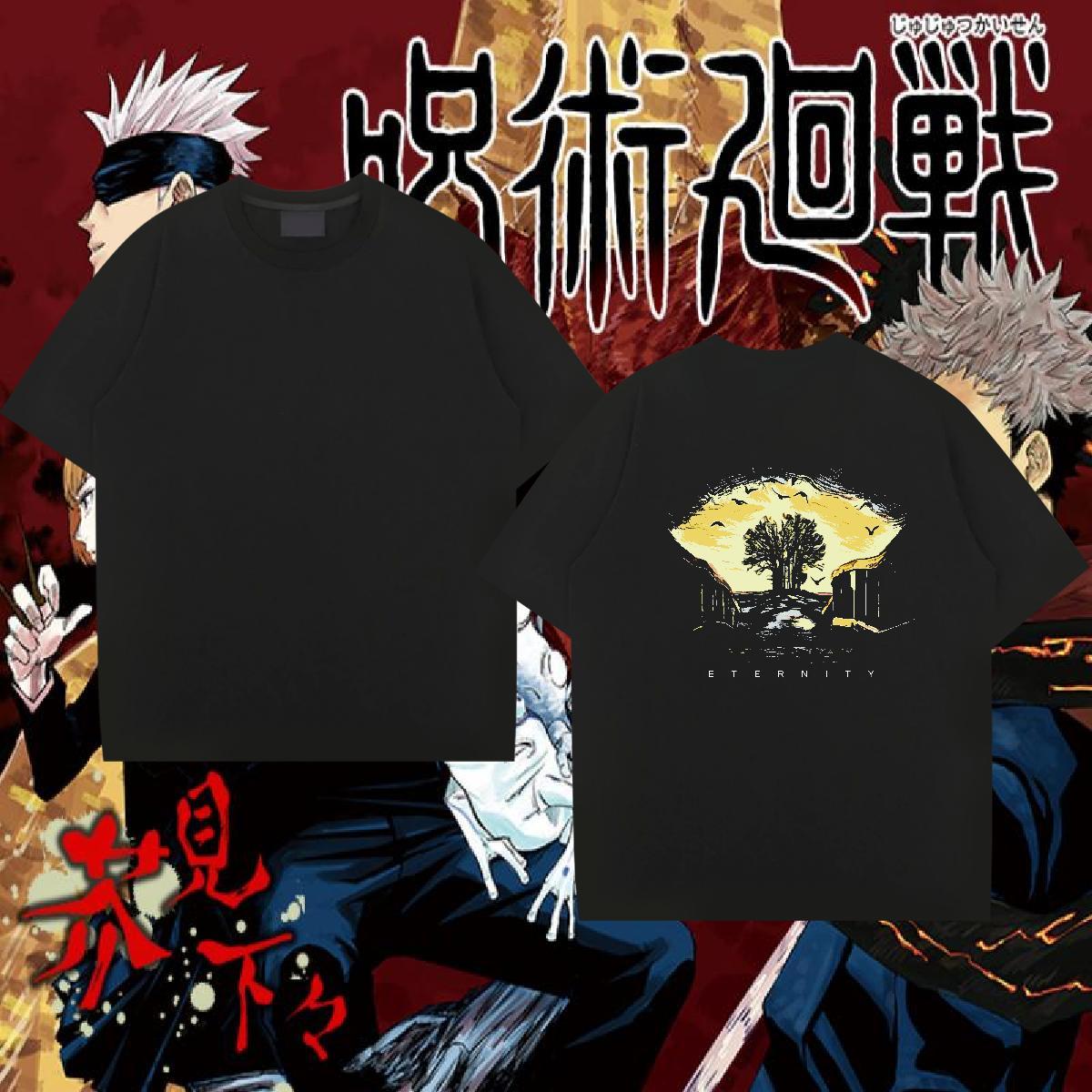 Classic Casual T Shirts Men 230g Pure Cotton tree Sport Tees Breathable Short Sleeve Loose Mens Tshirts Oversized 3XL 4XL