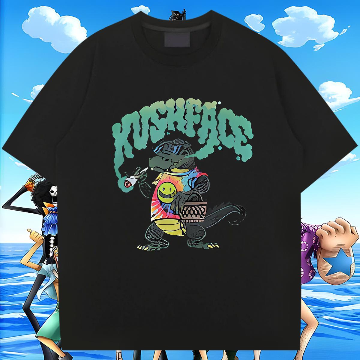 Wholesale Men Clothes T-Shirt 230g 100% Cotton Home Outdoor dinosaur Customized Breathable Short Sleeve 2024 Designer T Shirt For Man Tops Shirt