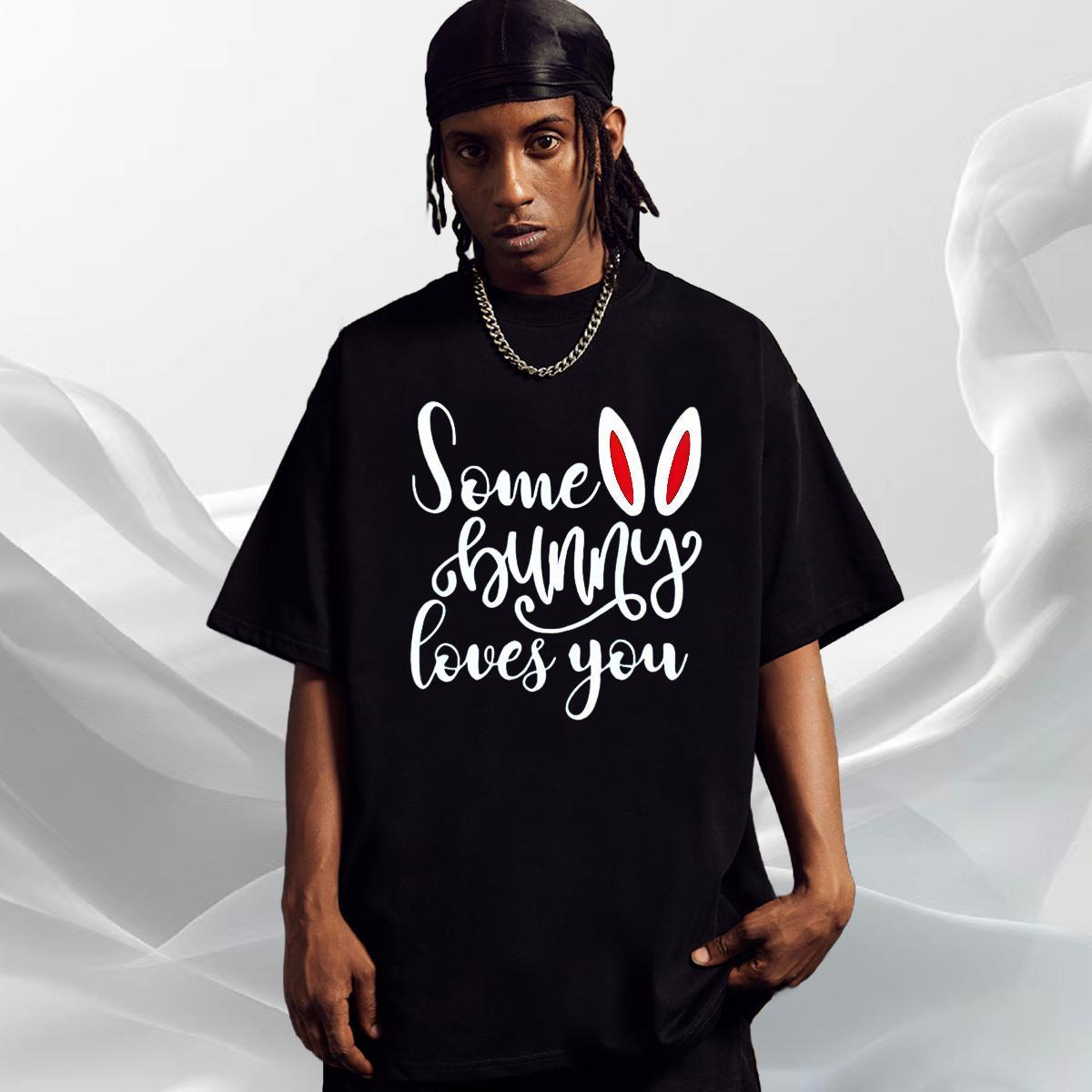 Wholesale Tshirts 230g Pure Cotton Casual Daily Wear letter Graphic Crew Neck Free Shipping Men T Shirts Top Tees