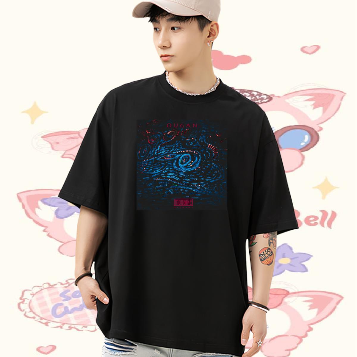 Brand Men T Shirts 100% Cotton 230g terror Street Tees Crew Neck Soft Couples T Shirts Plus Size Custom
