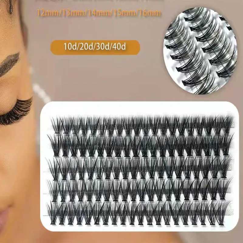 48/100 eyelash extensions natural Russian curls artificial Cils eyelashes personal 10/20/30D clusters fake eyelashes makeup hot W240803