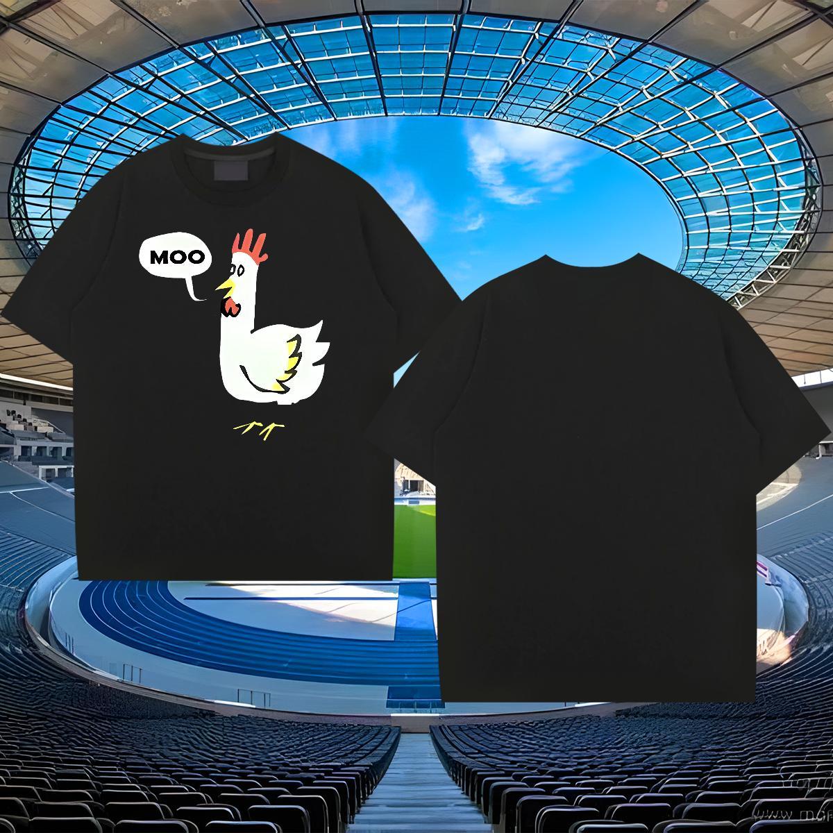 Wholesale Men Clothes T-Shirt 230g Cotton Street wear Hip Hop cartoon Plus Size Custom Crew Neck Breathable Fashion Design T-Shirts for Men Tops Tees