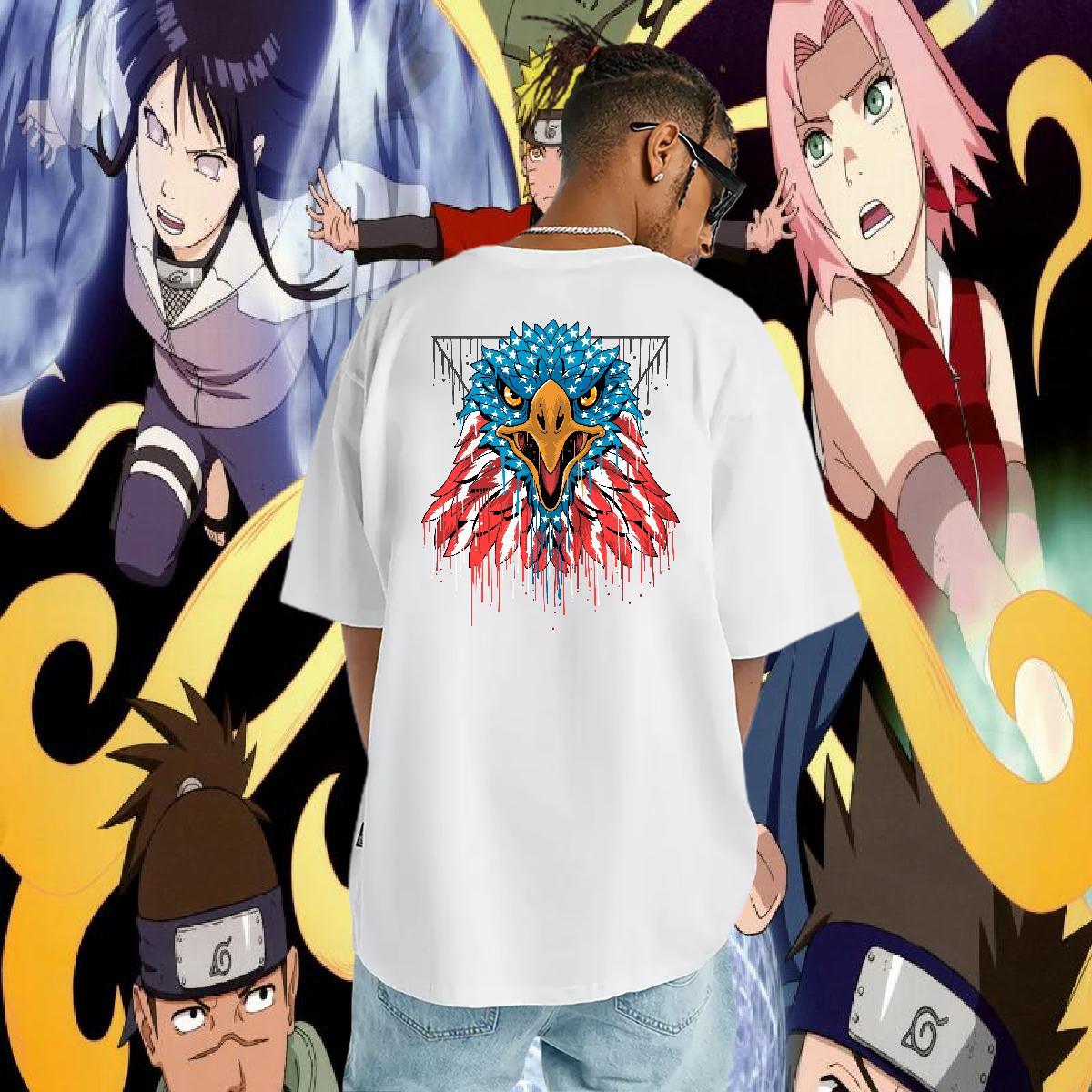 New T Shirt For Man 230g 100% Cotton cool Street Wear Top Tees Pure Cotton Cool Tshirt for Man Woman DIY Anime
