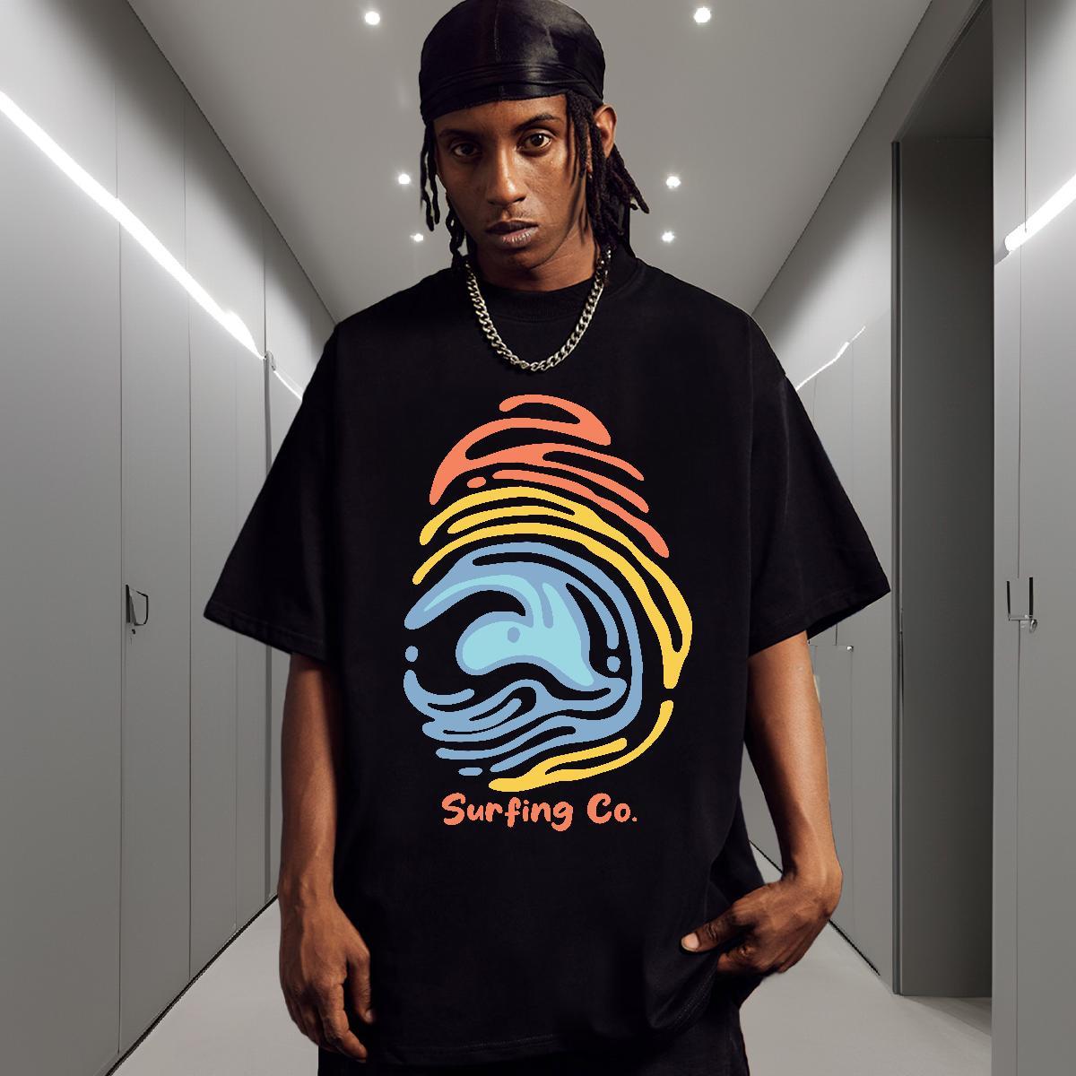 T-Shirts 230g 100% Cotton painting Hip Hop Street Breathable Short Sleeve Skull Tshirt for Man Woman Designer Soft Tops Tees