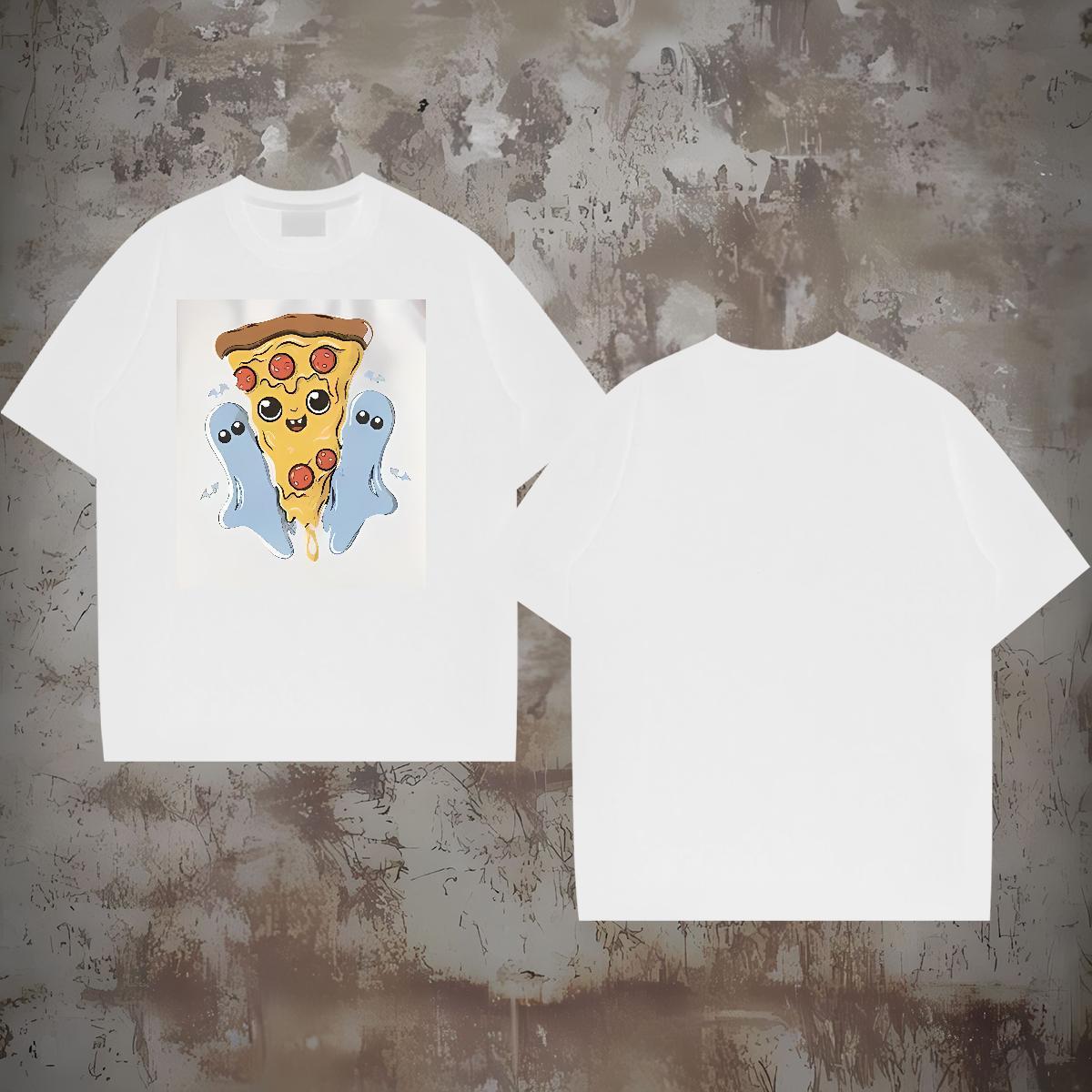 DIY T Shirts Men 230g 100% Cotton halloween Home Outdoor Tops Tees Round Neck Short Sleeve Wholesale Men Tops Tees Plus Size Custom