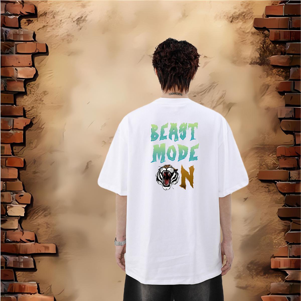 Casual New Mens T Shirts 230g 100% Cotton Casual Daily Wear Polos Breathable Soft Designer Men Clothes T-Shirt DIY Printed