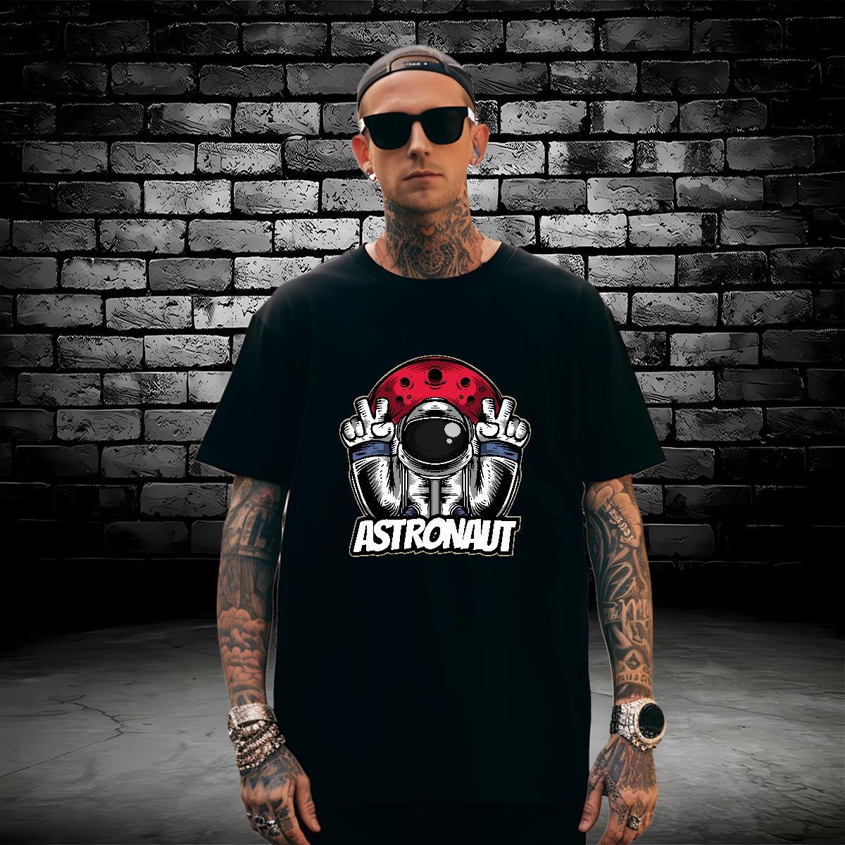 T-Shirts 230g Pure Cotton universe Summer Casual Breathable Crew Neck Custom Print Plus Size Men Tshirts DIY Designer Clothings