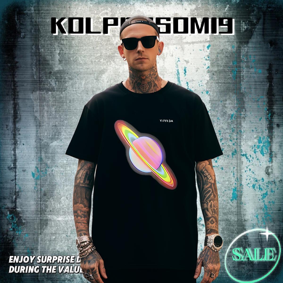 Designer Men Tshirts 100% Cotton 230g Outdoor star DIY Anime O-Neck Short Sleeve Custom Men T Shirts Tees