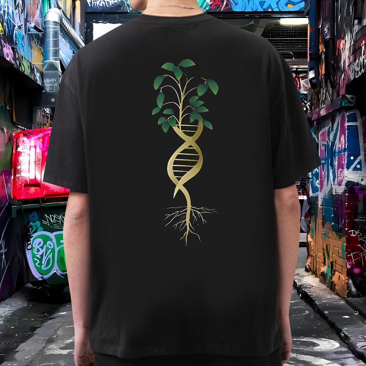 New Arrival T shirt 230g Pure Cotton tree Daily Wear Polos Short Sleeve O-Neck TOP Quality Men Tees Custom Print Plus Size