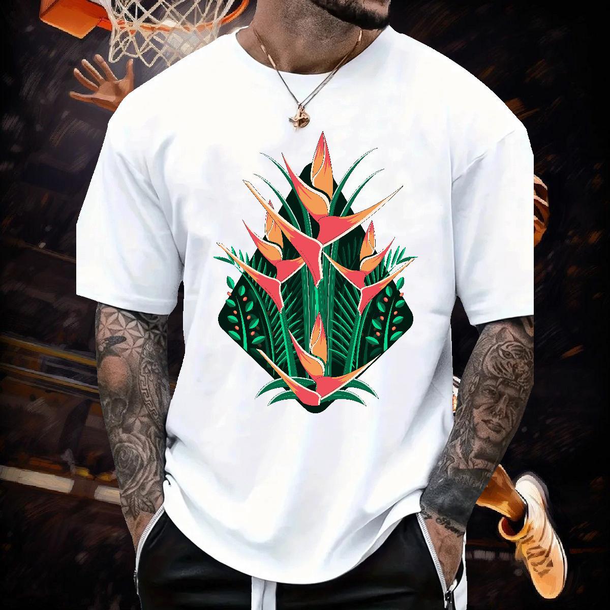 DIY T shirt 230g Pure Cotton tree High Street Hip Hop Tops Breathable Short Sleeve TOP Quality Tshirt for Man Woman Customized Print