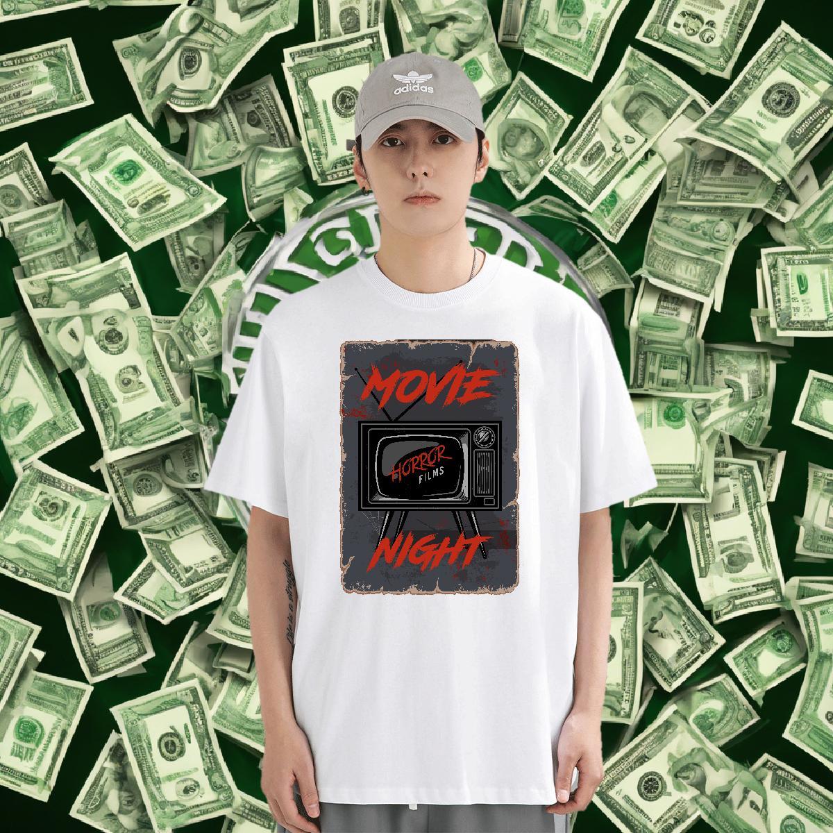 Cool Design Tshirt for Man Woman 230g Cotton High Street Hip Hop television Oversized 3XL 4XL Short Sleeve Soft 2024 New T-Shirts for Men Tee Shirt