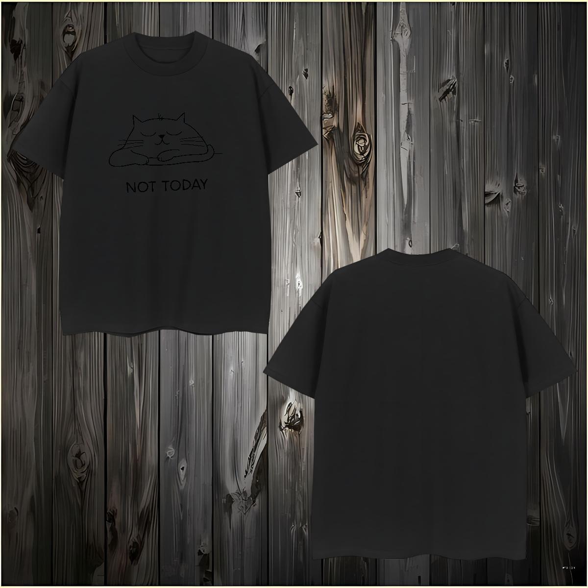 Man T Shirts 230g 100% Cotton cat High Street Hip Hop Breathable Soft Anime Couples T Shirts New Arrival High Quality Clothes