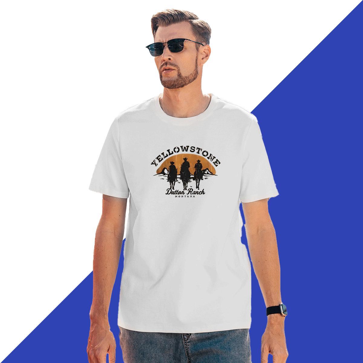 High Quality Mens Tshirts 230g 100% Cotton Casual letter DIY Anime Crew Neck Breathable 2024 DIY Mens T Shirts Tees