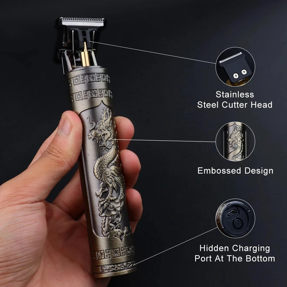 Professional Hair Trimmer Wireless Electric Hair Clipper Beard Shaver Men Hair Cutting Machine Barber For Men Haircut Style 240805