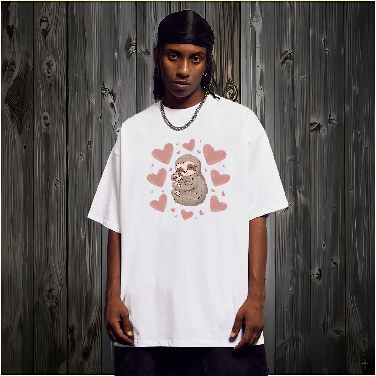 Fashion New T-Shirts 230g Pure Cotton bear Casual Tops Tees O-Neck Short Sleeve Designer Men Tshirts Customized