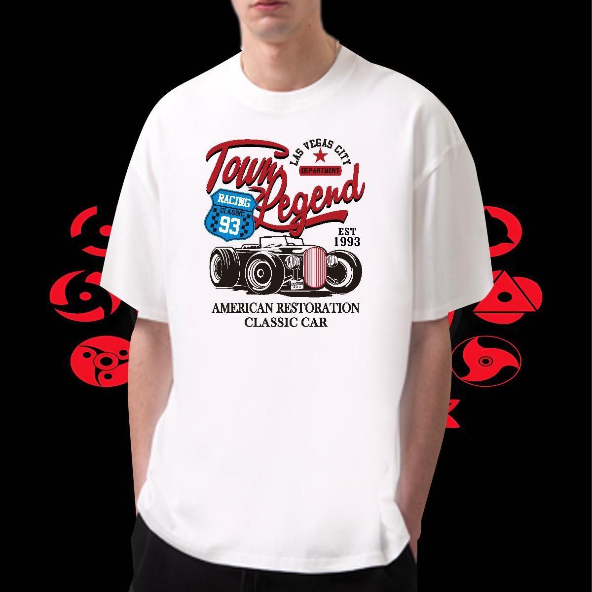 High Quality Men Clothes T-Shirt 230g 100% Cotton Street Casual car DIY Logo Oversized Breathable Soft Wholesale Men T Shirts Tee Shirt