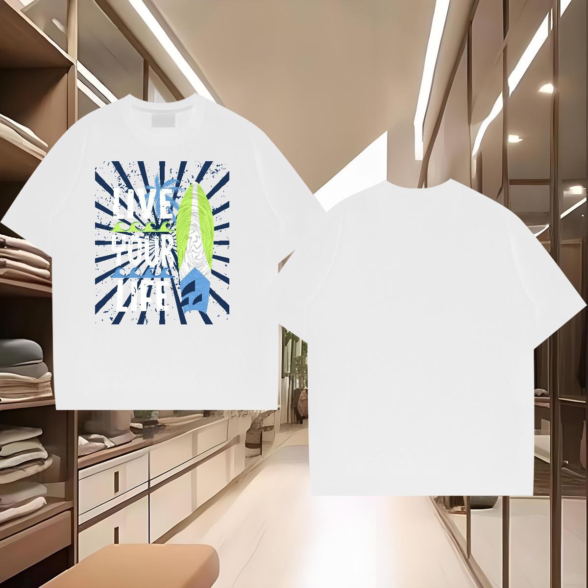 Brand Mens T Shirts 100% Cotton 230g tree Outdoor Top Tees Breathable Soft Unisex Men Tops Tees Custom Big Size