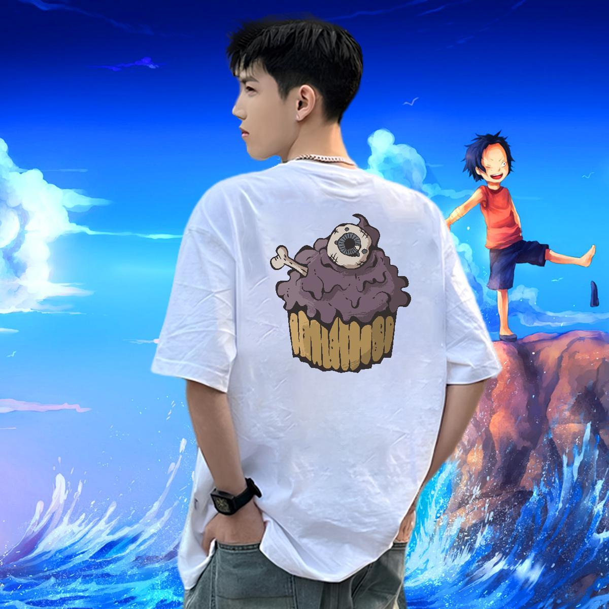 Fashion Designer T Shirts Men 230g Cotton cake Summer Casual Tees Shirts Short Sleeve O-Neck Loose Tshirt for Man Woman Custom Big Size