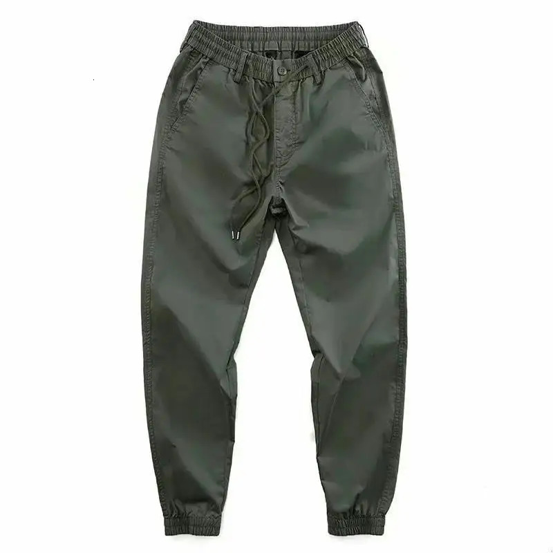Mens Army Green Grey Khaki Loose Pant Joggers Pants Men Cargo Pants Hip Hop Casual Sweatpants Male Fashion Trousers Size M-5XL 240806