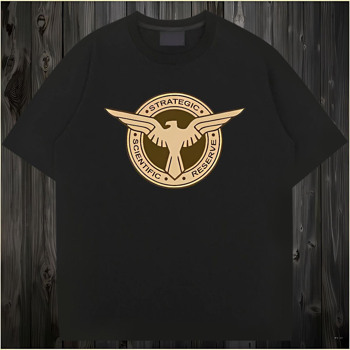 Classic Casual T-Shirts 100% Cotton 230g eagle Hip Hop Street Tops Breathable Loose Fit Couples T Shirts Custom Printing