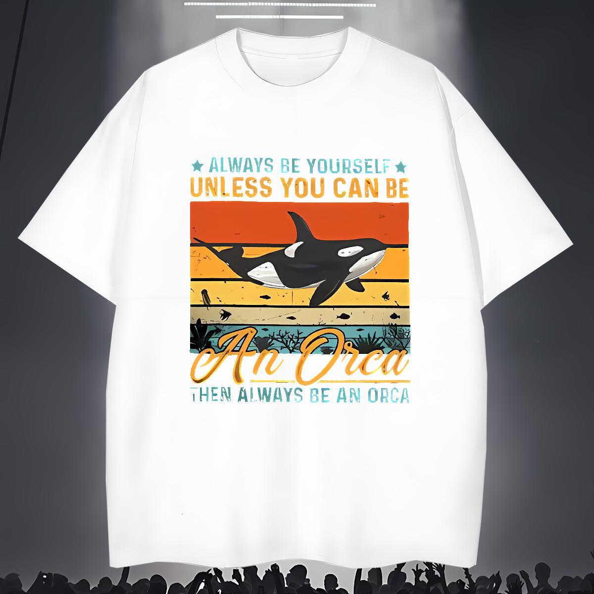 Men T Shirts 100% Cotton 230g dolphin Casual Short Sleeve O-Neck DIY Printed Mens Tshirts Factory Direct Brand Tops