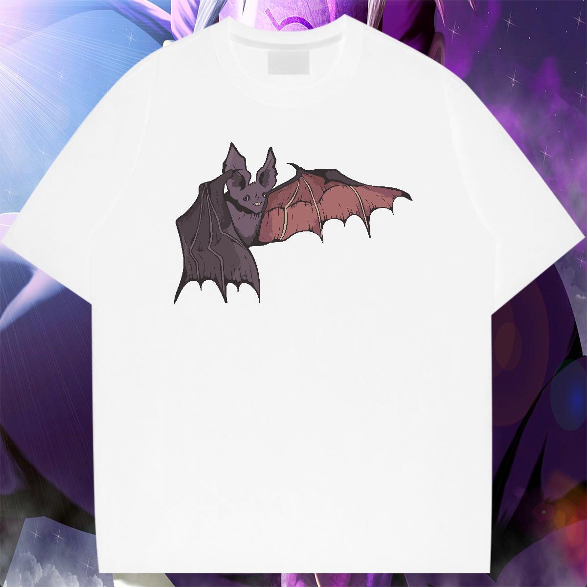 Unisex Tshirt for Man Woman 230g 100% Cotton High Street Hip Hop bat Cartoon Printing L-4XL Breathable Short Sleeve Designer Men T Shirts Clothings