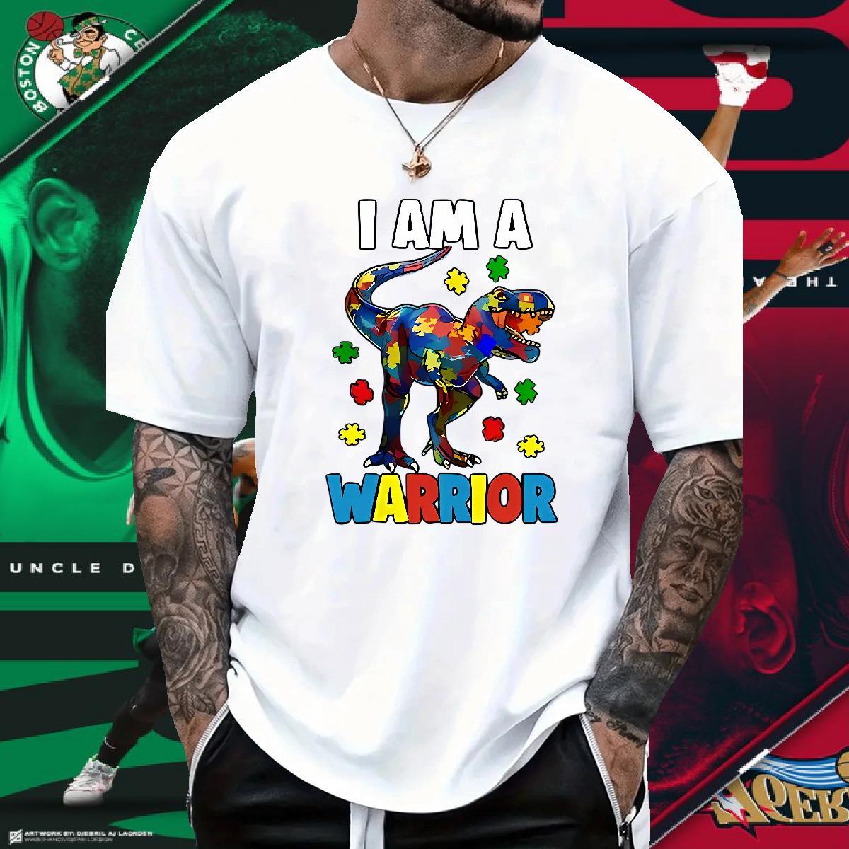 Soft Men Clothes T-Shirt 230g Cotton dinosaur T-Shirts Casual Short Sleeve O-Neck DIY Printed Free Shipping Tops