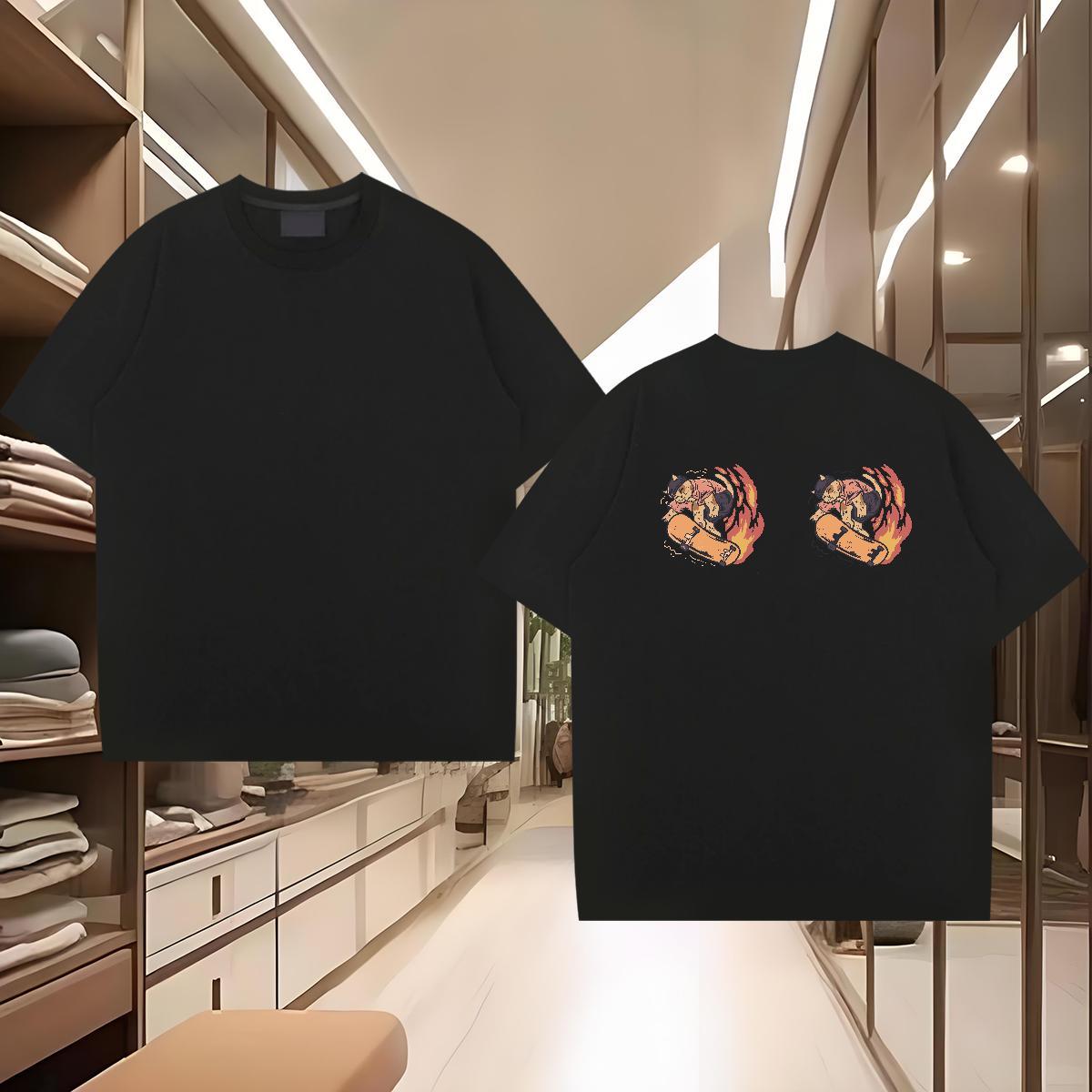 New Arrival T-Shirts 230g Cotton cute Outdoor Tops Tees Short Sleeve Soft Comfortable Men Tshirts DIY