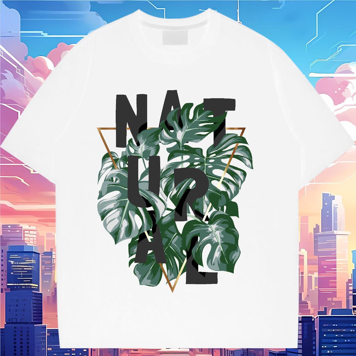 Female Woman T Shirts Breathable Women Tees Anime Print tree Hip Hop Street 230g Cotton New Top Tees