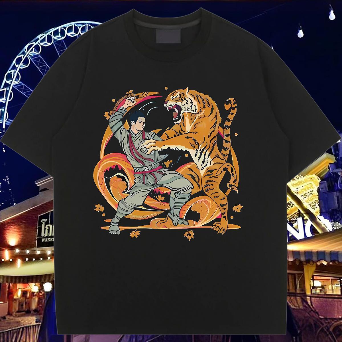 Loose fit T shirt Round Neck Short Sleeve Lady T shirt Custom Print Plus Size Hip Hop 230g Pure Cotton 2024 DIY Tees Shirts